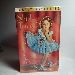 Shirley Temple Triple-Pack VHS Movie Collection 3 videos New Unopened